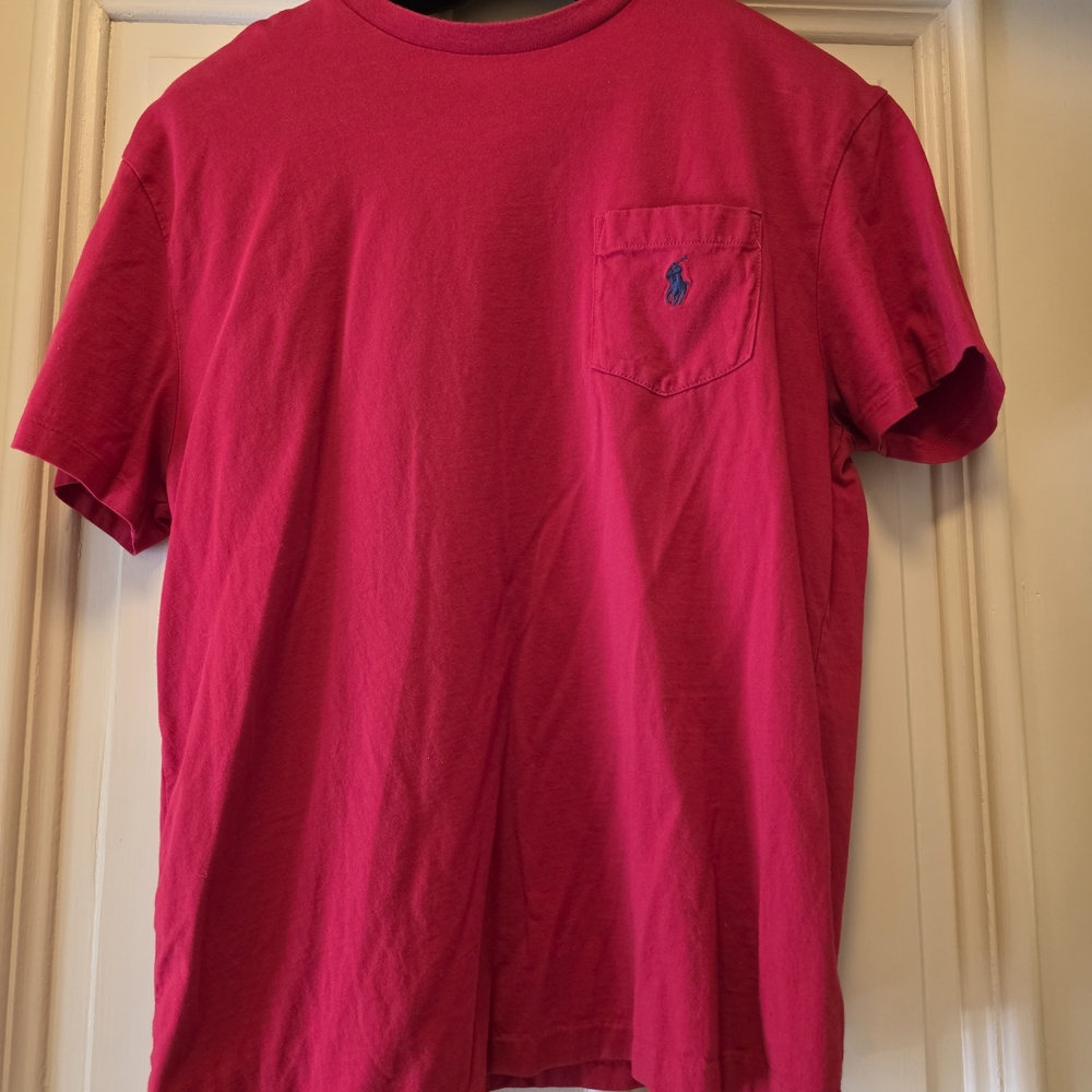 Polo by Ralph Lauren Men's Pink Short Sleeve Tee
